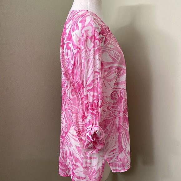 NWT Grand & Greene pink tunic top shirt size XL - Picture 2 of 16